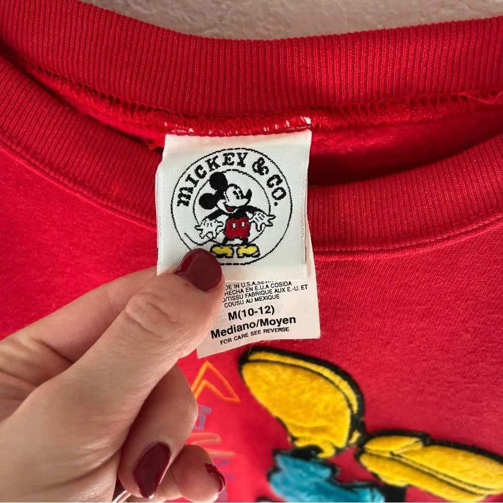 Vintage Mickey and Co. Kid's Medium Crewneck Sweatshirt. - Picture 3 of 7